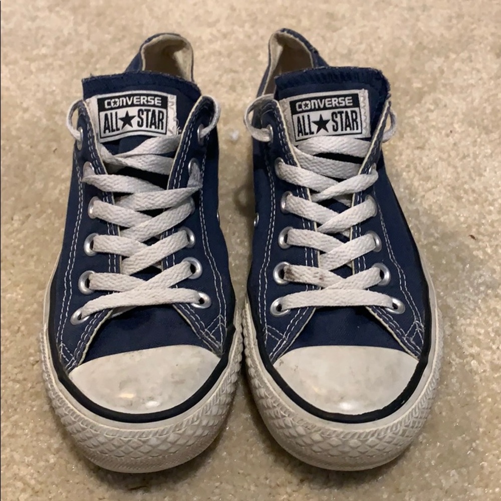 Navy converse